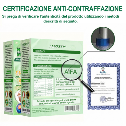 🇮🇹𝑪𝒆𝒓𝒐𝒕𝒕𝒐 𝒏𝒂𝒏𝒐 𝒄𝒐𝒏 𝒎𝒊𝒄𝒓𝒐𝒂𝒈𝒉𝒊 𝑨𝑴𝒁𝑲𝑬𝑬𝑷® 𝑵𝑨𝑫+ 𝑴𝒐𝒓𝒊𝒏𝒈𝒂 𝑩𝒆𝒓𝒃𝒆𝒓𝒊𝒏𝒂 𝑨𝑴𝑷𝑲. 1 volta al giorno, cambiamenti visibili in 7 giorni. Supporta metabolismo, gestione del peso, salute del cuore, pelle, sonno e articolazioni.