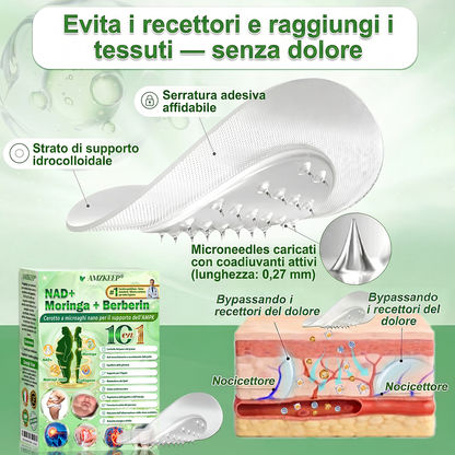 🇮🇹𝑪𝒆𝒓𝒐𝒕𝒕𝒐 𝒏𝒂𝒏𝒐 𝒄𝒐𝒏 𝒎𝒊𝒄𝒓𝒐𝒂𝒈𝒉𝒊 𝑨𝑴𝒁𝑲𝑬𝑬𝑷® 𝑵𝑨𝑫+ 𝑴𝒐𝒓𝒊𝒏𝒈𝒂 𝑩𝒆𝒓𝒃𝒆𝒓𝒊𝒏𝒂 𝑨𝑴𝑷𝑲. 1 volta al giorno, cambiamenti visibili in 7 giorni. Supporta metabolismo, gestione del peso, salute del cuore, pelle, sonno e articolazioni.