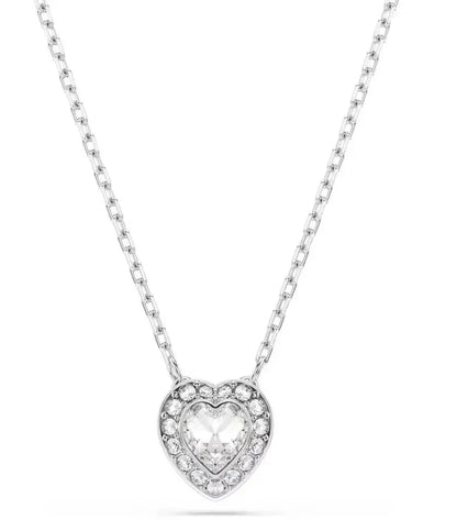 Hot Sale Good Brand Silver Color Tennis Heart-shaped sw Necklace Women's Romantic Luxury Jewelry Gifts Set