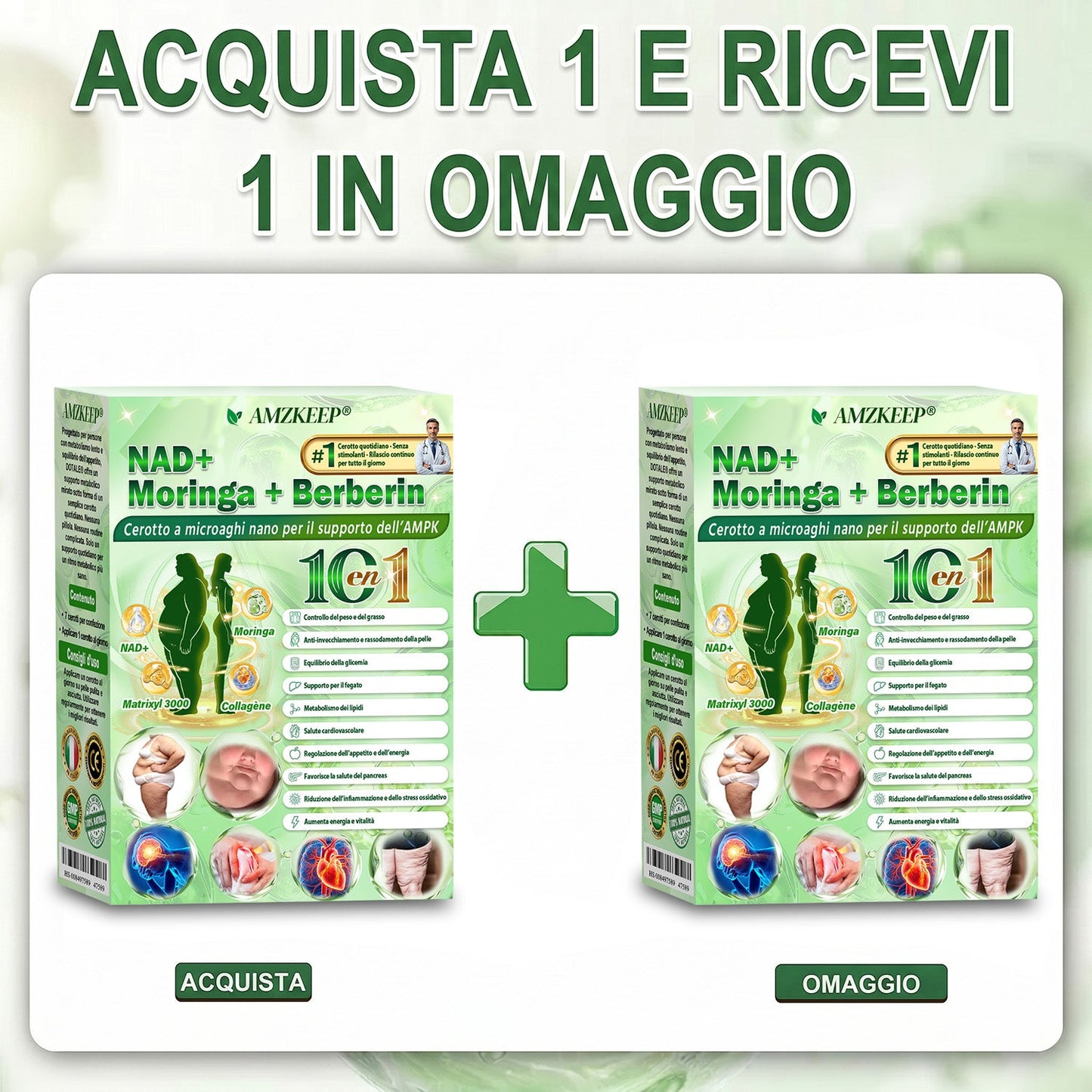 🇮🇹𝑪𝒆𝒓𝒐𝒕𝒕𝒐 𝒏𝒂𝒏𝒐 𝒄𝒐𝒏 𝒎𝒊𝒄𝒓𝒐𝒂𝒈𝒉𝒊 𝑨𝑴𝒁𝑲𝑬𝑬𝑷® 𝑵𝑨𝑫+ 𝑴𝒐𝒓𝒊𝒏𝒈𝒂 𝑩𝒆𝒓𝒃𝒆𝒓𝒊𝒏𝒂 𝑨𝑴𝑷𝑲. 1 volta al giorno, cambiamenti visibili in 7 giorni. Supporta metabolismo, gestione del peso, salute del cuore, pelle, sonno e articolazioni.